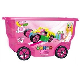 Конструктор детский Clics RollerBox Glitter 400 деталей (CB415)