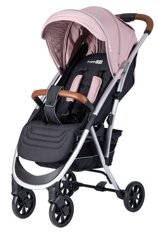 Прогулочная коляска для ребенка FreeON LUX Premium Dusty Pink-Black