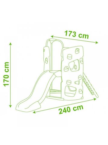Ігровий центр башта з гіркою та трубою для спусків Smoby (840201)
