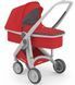 Классическая коляска Greentom Upp Carrycot (Grey/Red)