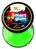 Пластилін для дитячого ліплення Genio Kids Smart Gum кольорове світіння зелений HG06-3