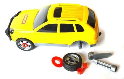 Игрушка Polesie автомобиль легковой (в сеточке) желтый (53671-1)
