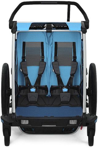 Мультиспортивна двомісна коляска Thule Chariot Cross2 Blue