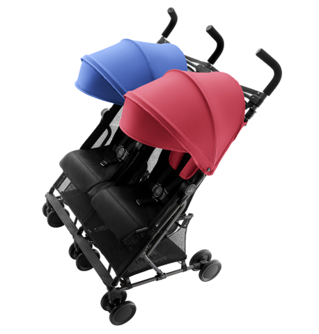Прогулочная коляска Britax Holiday Double (Red/Blue Mix)