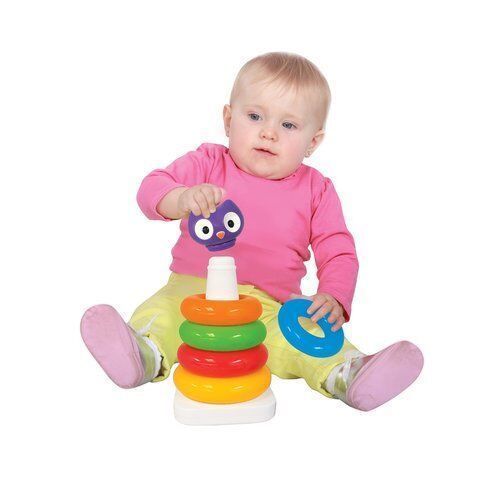 Развивающая игрушка Kiddieland Пирамидка сова 057901