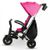 Складной трехколесный детский велосипед Qplay Nova Plus Rubber Floral Pink S700