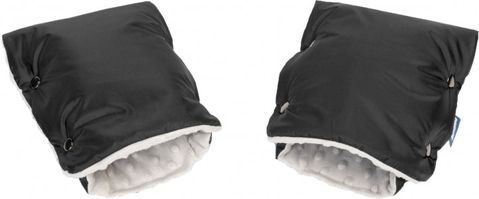 Муфта-рукавички для коляски Sensillo Minky Black