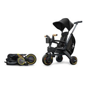 Складний триколісний велосипед Doona Liki Trike S5 - Nitro Black
