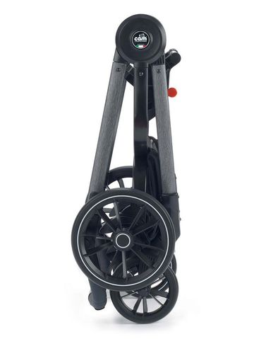 Універсальна коляска 2в1 Cam Techno Softy сірий з ведмежам/сіра рама 805T/V99/977/514K