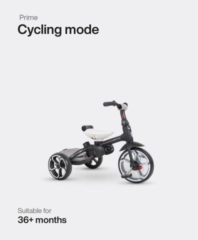 Триколісний дитячий велосипед QPlay Prime EVA T561 Grey