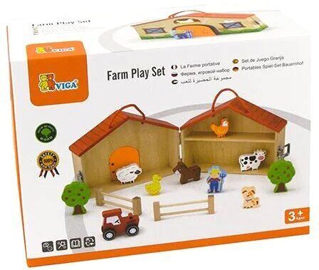 Іграшка Дерев'яна ферма Viga Toys 51618