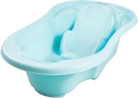 Ванночка анатомічна зі зливом Tega Komfort TG-011-101 light blue