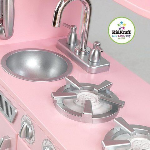 Детская кухня Pink Vintage KidKraft (53179)