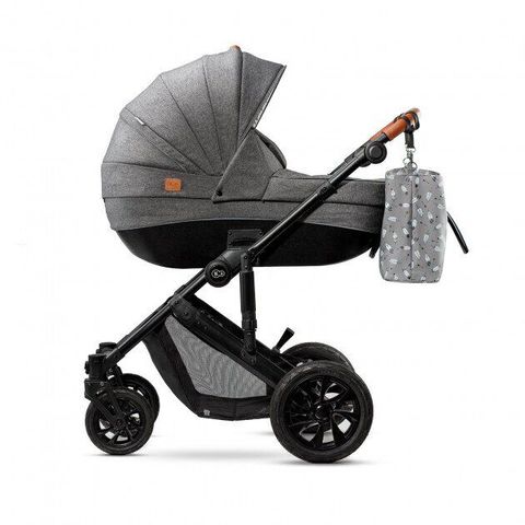 Универсальная коляска 2в1 Kinderkraft Prime Gray+MommyBag