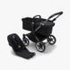 Универсальная коляска 2в1 Bugaboo Donkey 5 без капюшона (шасси Graphite/ текстиль Midnight Black)