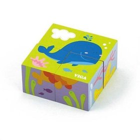 Пазл-кубики Viga Toys Подводный мир (50161)