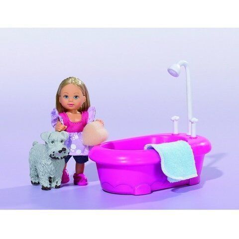 Кукла Evi с набором для купания песика Simba 5733094