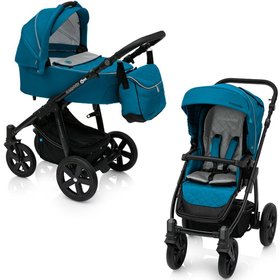 Универсальная коляска 2в1 Baby Design Lupo Comfort New 05 Turquoise