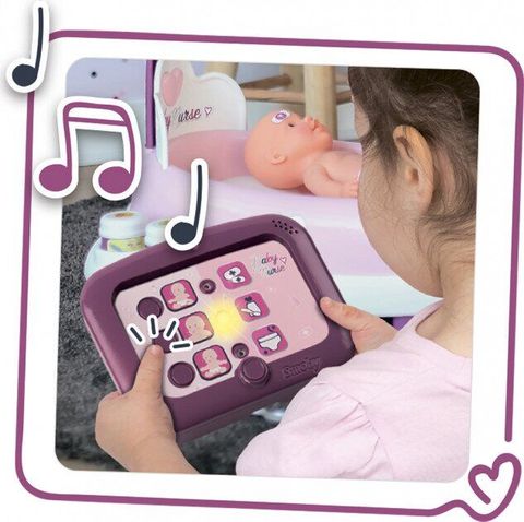 Ігровий інтерактивний центр для догляду за лялькою Baby Nurse Smoby 220347