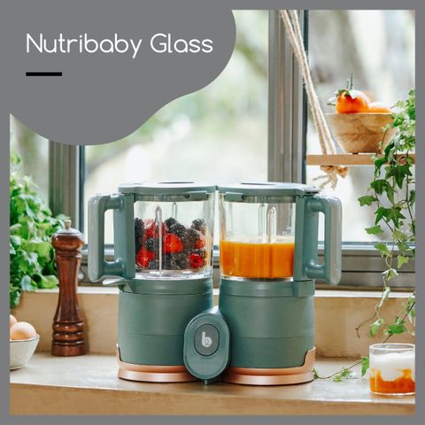 Блендер-пароварка Babymoov Nutribaby Glass