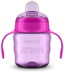 Чашка-непроливайка Avent з м'яким носиком рожева 200 мл 6+ 1 шт. SCF551/03