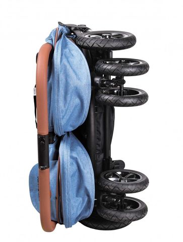 Прогулянкова коляска для двойни Coletto Enzo Twin jeans