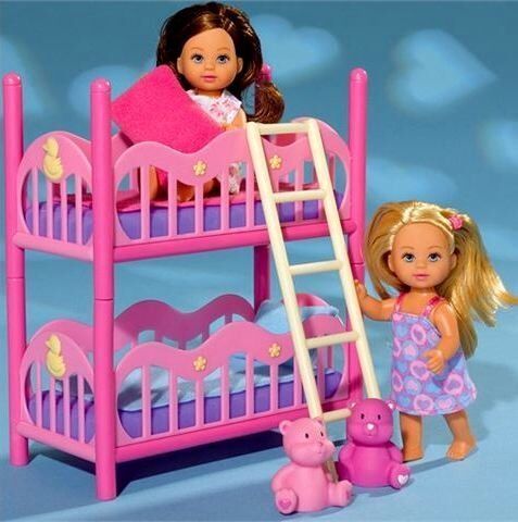 Куколки Evi с двухъярусной кроваткой Simba 5733847