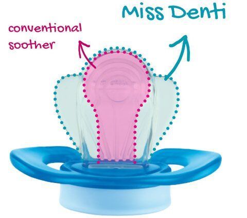 Пустышка NIP Miss Denti 1 0-6 месяцев 31800
