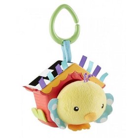 Мягкая игрушка-подвеска Птенец в скворечнике Fisher-Price (DFP95)