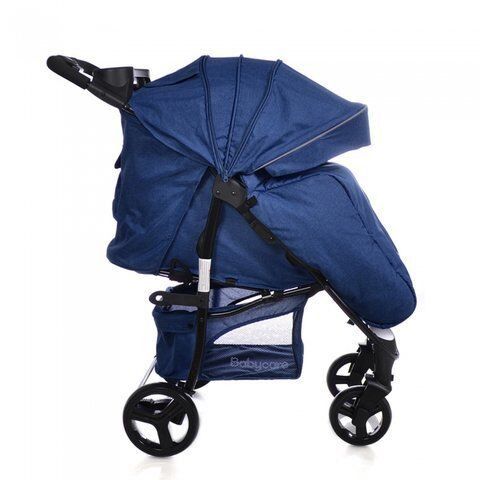Прогулянкова коляска Babycare Swift BC-11201 Blue в льне
