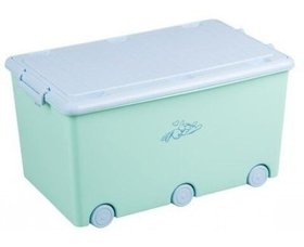 Ящик для игрушек Tega Rabbits KR-010 (turquoise-blue)