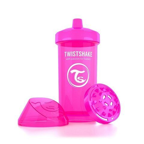Чашка-непроливайка Twistshake 360мл (розовый)