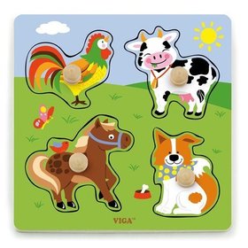 Рамка-вкладыш Viga Toys Ферма (50839)