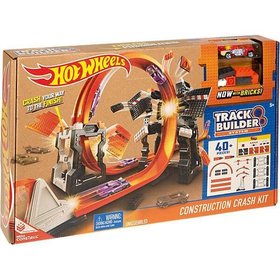 Трек Hot Wheels Ударна Хвиля Track Builder Construction Crash Kit