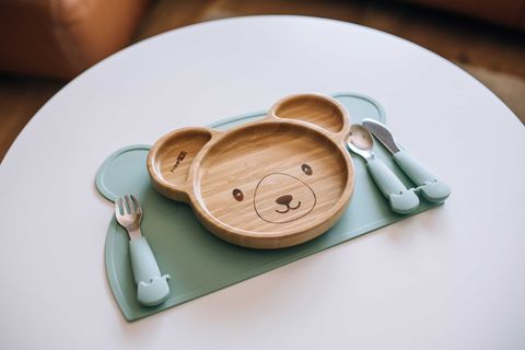Силіконовий килимок для годування FreeOn Bear
