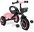 Велосипед триколісний Caretero Embo Pink