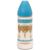 Пляшка для годування Suavinex Couture 270 мл, кругла 3-позиційна соска блакитна 304151