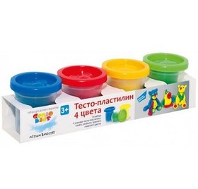 Набор для детского творчества Genio Kids Тесто для лепки 4 цвета (TA1008 )
