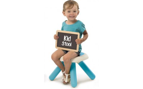Детский стульчик без спинки Smoby голубой 880204