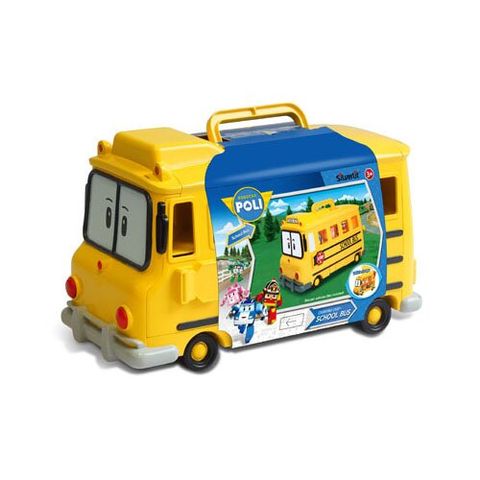 Robocar Poli Кейс-гараж шкільний автобус Скулбі 83148