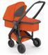 Классическая коляска Greentom Upp Carrycot (Black/Orange)