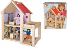 Ляльковий будиночок Eichhorn з 2-ма ляльками 100002501