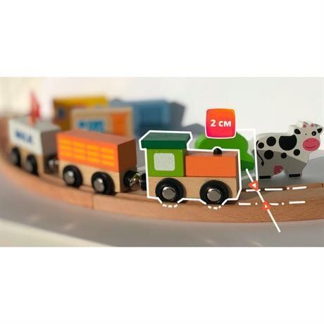 Дерев'яна залізниця Viga Toys 50266