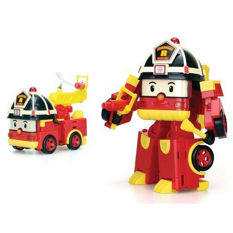 Robocar Poli Рой мега-трансформер с подсветкой и сиреной 83284