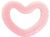 Прорізувач силіконовий сердечко в футлярі Suavinex рожевий 400603/3
