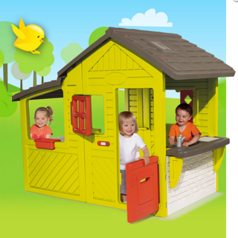 Детский домик с кухней Smoby Floralie Neo (310300)