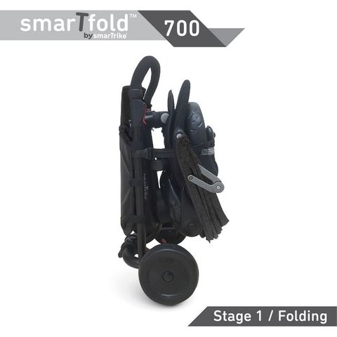 Велосипед триколісний 8в1 Smart Trike SmarTfold 700 Black