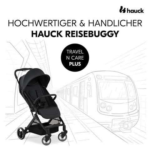 Прогулянкова коляска Hauck Travel N Care Plus Black