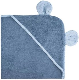 Рушник з капюшоном і вушками Bubaba by FreeON Blue 75х75 см