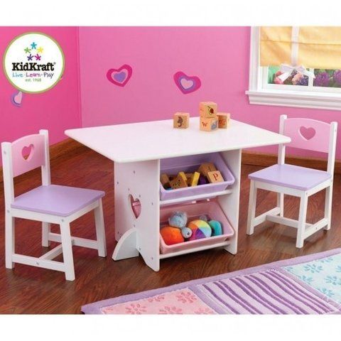 Детский стол с ящиками и двумя стульчиками Star Table&Chair Set KidKraft (26913)
